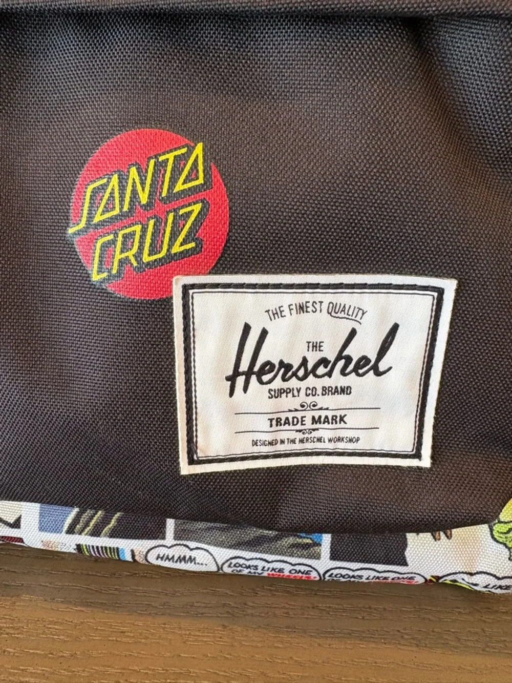 Herschel Supply Co. x Santa Cruz Comic Print Backpack | Classic XL | Black